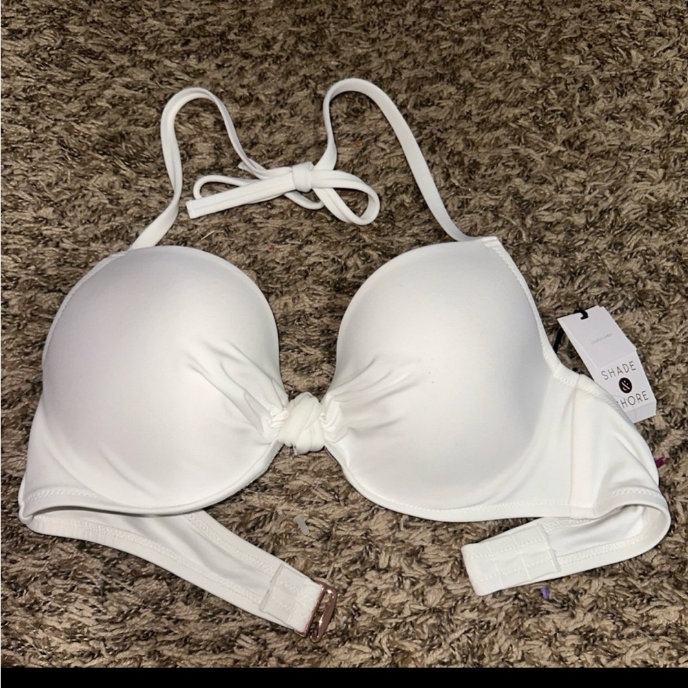 White bikini top